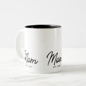 ママ 新しいママへのギフト ツートーンマグカップ (正面左)