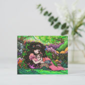 ママ&新生児プリンセスファンタジーアートポストカード 案内ポストカード (スタンド正面)