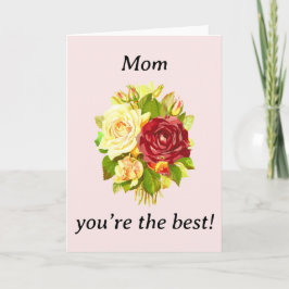 ママ、最高の母の日のカード カード