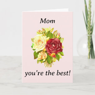 ママ、最高の母の日のカード カード