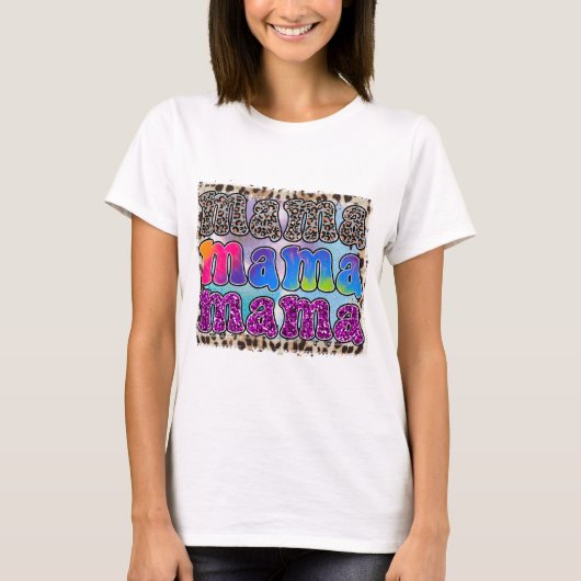 ママ - 母の日 Tシャツ (正面)