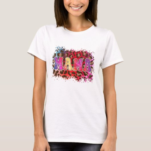 ママ - 母の日 Tシャツ (正面)