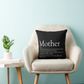 ママ 母 定義 現代 モノクロ クッション (椅子)