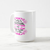 ママ·気持ち·ワード·アート·コーヒー·マグ コーヒーマグカップ (正面左)
