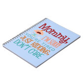 ママ、疲れてるの？ 冗談よ、そんなこと言わないで ノートブック (左側)