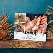 ママ　私たち愛してるよ フォトプラーク (側面)