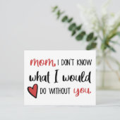 ママ、私にはあなたがいないとどうしたらいいかわからない // ポストカード (スタンド正面)