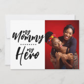 ママ 私のヒーロー | 写真 母の日 シーズンカード (正面)