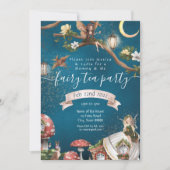 ママ&私の妖精ティーパーティー招待状 招待状 (正面)