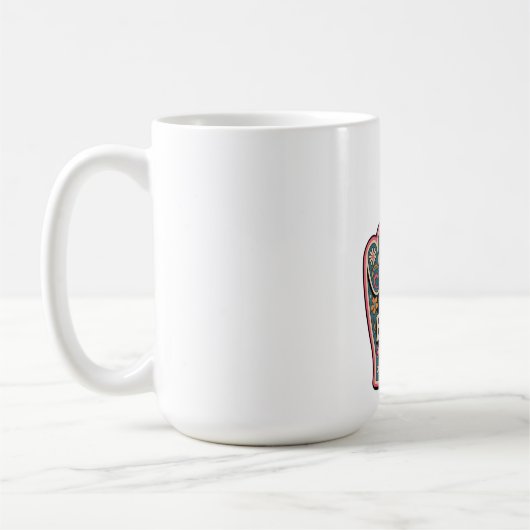 ママ 私の最大のサポーター コーヒーマグカップ (左)