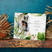 ママ 私はあなたを友達として選びます ｜ 花の写真 フォトプラーク (側面)