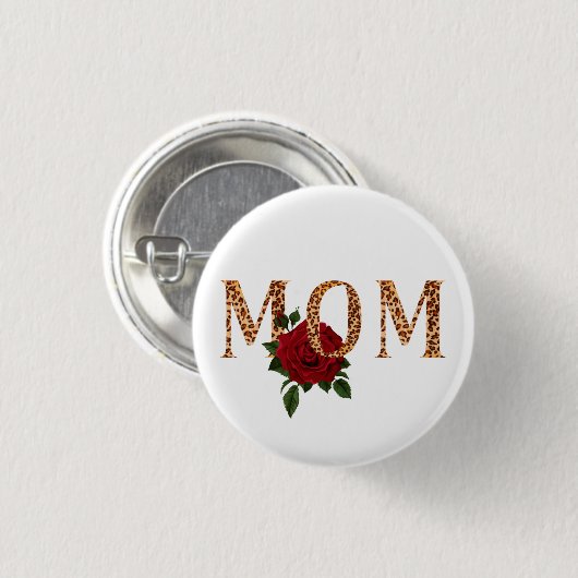 ママ 缶バッジ (正面&裏面)