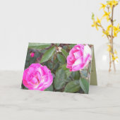 ママ：考え遠くからのあなたたち カード (黄色い花)