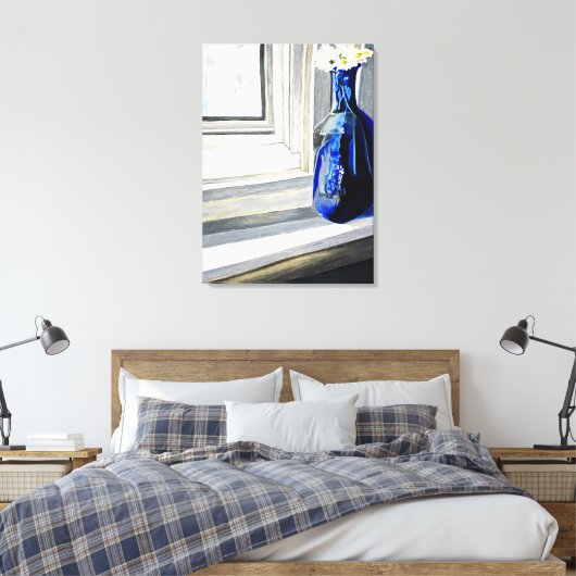 ママ、花を摘んだわ キャンバスプリント (インサイチュ (寝室))