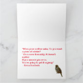 ママ！花 カード (内部)