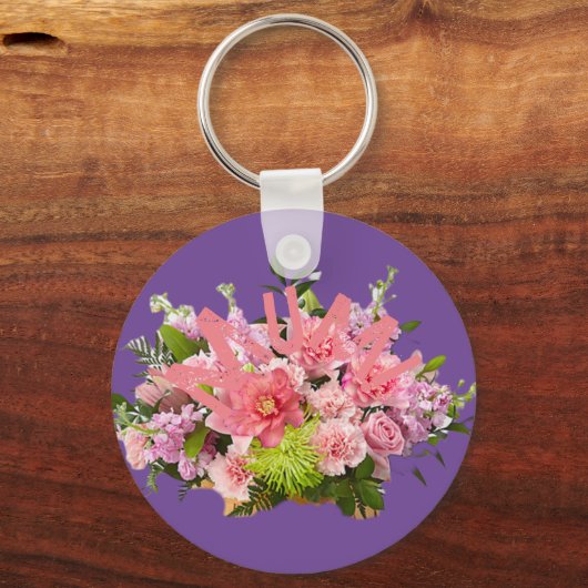 ママ!花 キーホルダー (裏面)