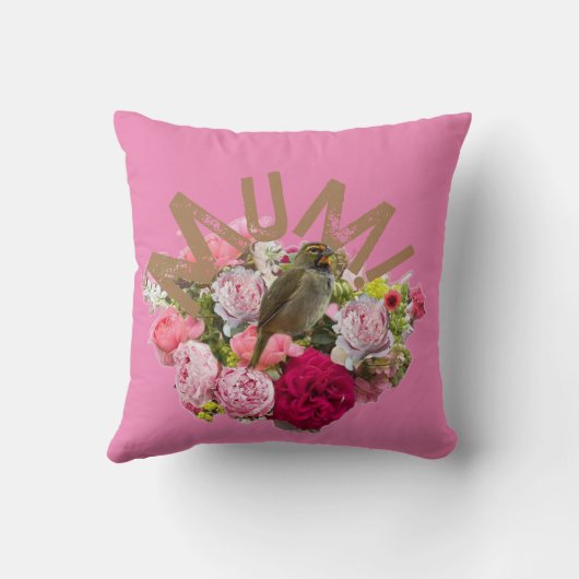 ママ！花 クッション (裏面)