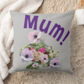 ママ！花 クッション (ブランケット)