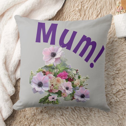 ママ!花 クッション (ブランケット)