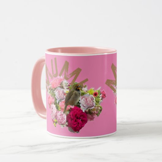 ママ！花 マグカップ (正面左)