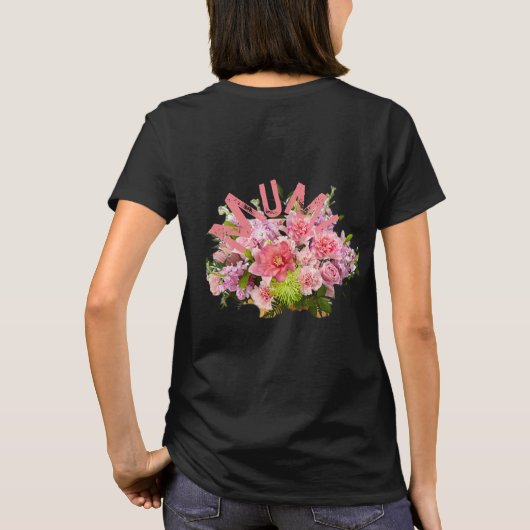 ママ！花 Tシャツ (裏面)