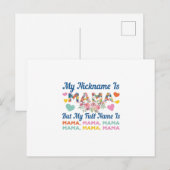 ママ 誕生日 ポストカード (正面/裏面)