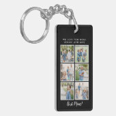 ママ!6枚の写真のカスタム キーホルダー (正面左)