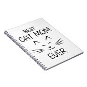 ママ – Cat 最高の Mom ever ノートブック (右側)