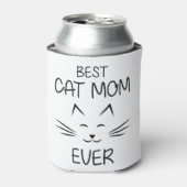 ママ – Cat 最高の Mom ever 缶クーラー (缶正面)