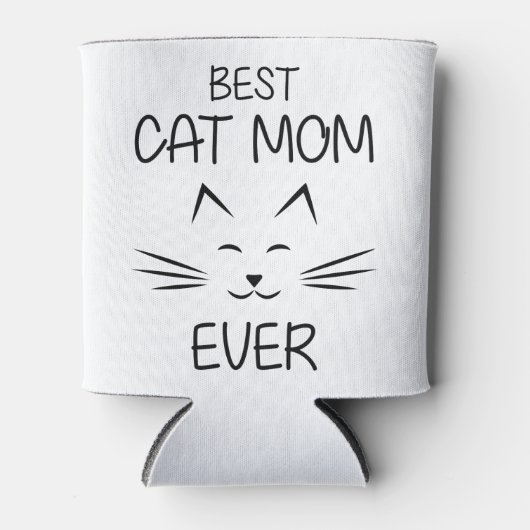 ママ – Cat 最高の Mom ever 缶クーラー (正面)
