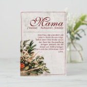 ママ – einfah unersetzlich – ブーケ (スタンド正面)