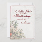 ママ – einfah unersetzlich – ブーケ (裏面)