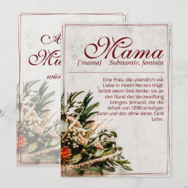 ママ – einfah unersetzlich – ブーケ