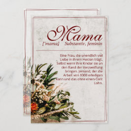 ママ – einfah unersetzlich – ブーケ