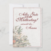 ママ – einfah unersetzlich – ブーケ (裏面)