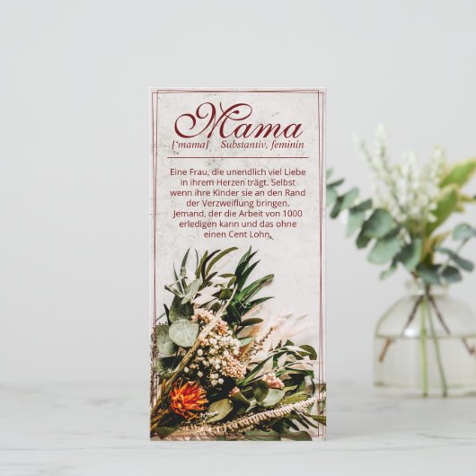 ママ – einfah unersetzlich – ブーケ (スタンド正面)