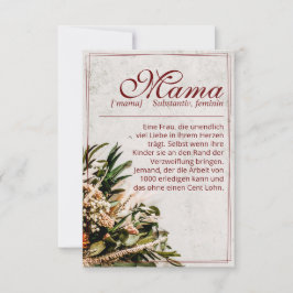 ママ – einfah unersetzlich – ブーケ