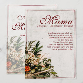 ママ – einfah unersetzlich – ブーケ