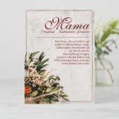 ママ – einfah unersetzlich – ブーケ (スタンド正面)