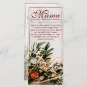 ママ – einfah unersetzlich – ブーケ (正面/裏面)