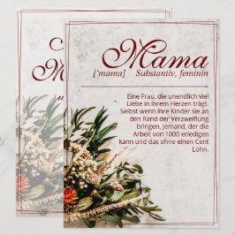 ママ – einfah unersetzlich – ブーケ