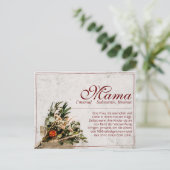 ママ – einfah unersetzlich – ブーケ シーズンポストカード (スタンド正面)