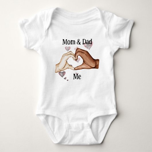 ママ(&L) ベビーボディスーツ (正面)