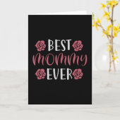 ママ – Mommy 最高の Ever カード (黄色い花)