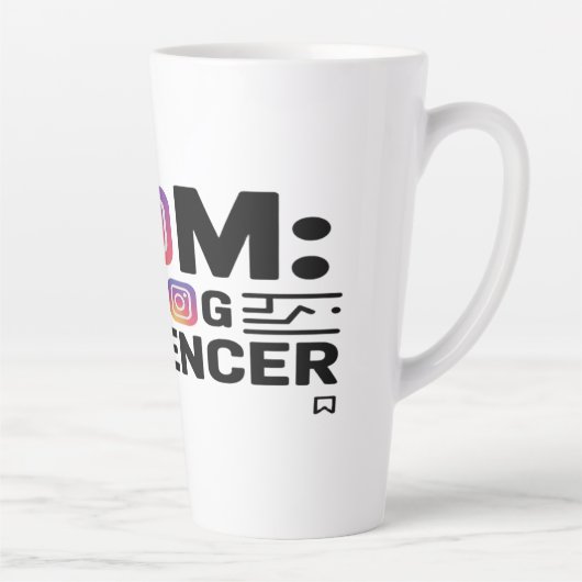 ママ： OGインフルエンサー カフェラテマグ (右)