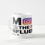 ママ: OGインフルエンサー コーヒーマグカップ (正面左)