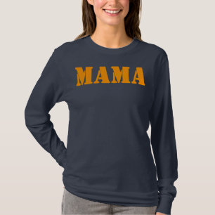 ママAおもしろいシンプルと母性宣言 Tシャツ