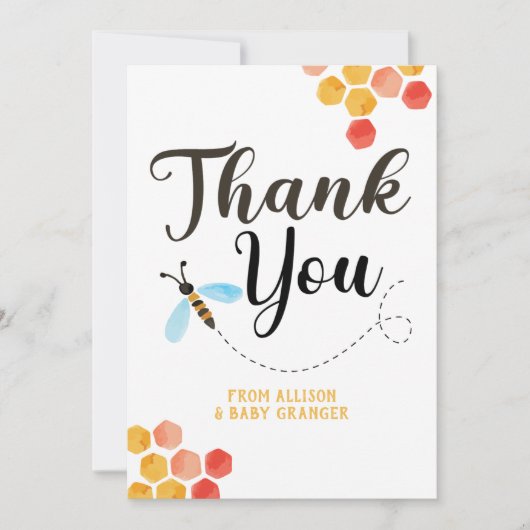 ママBEEありがとう サンキューカード (正面)