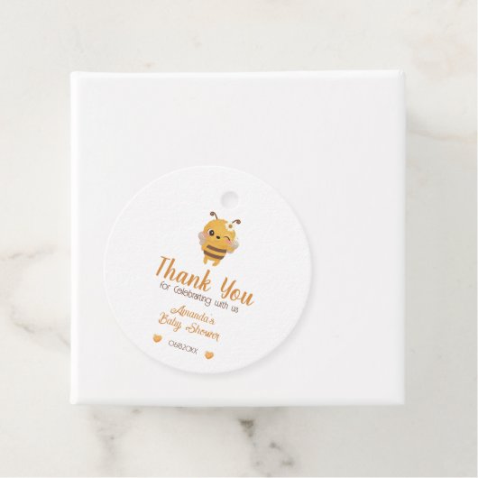 ママBee赤ちゃんシャワーありがとうギフトラベル フェイバータグ (インサイチュ)