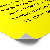 ママBee赤ちゃんシャワートレンディー深夜おむつ ポスター (角)